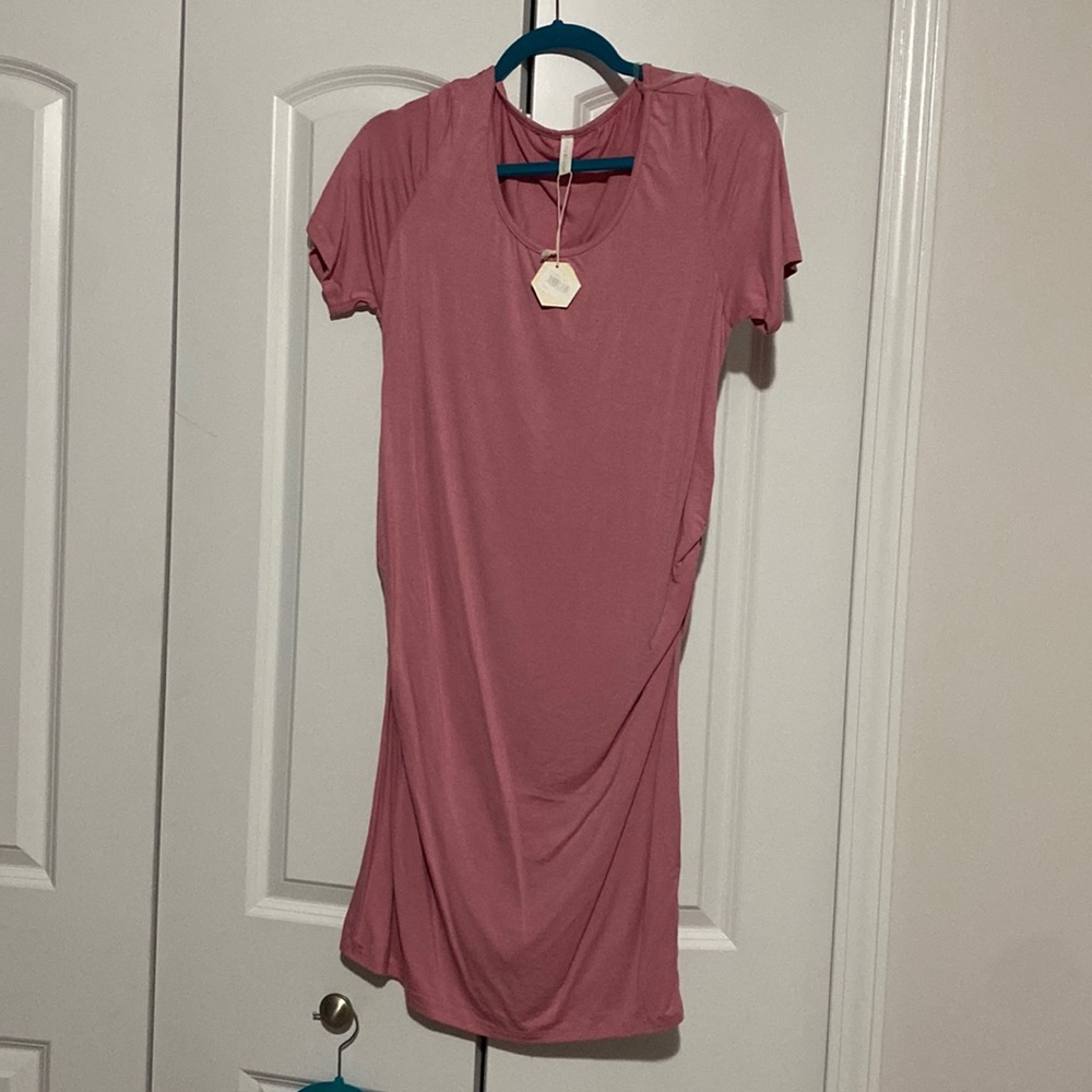 Maternity, form fitting dress
